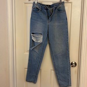 Riot high rise mom jean